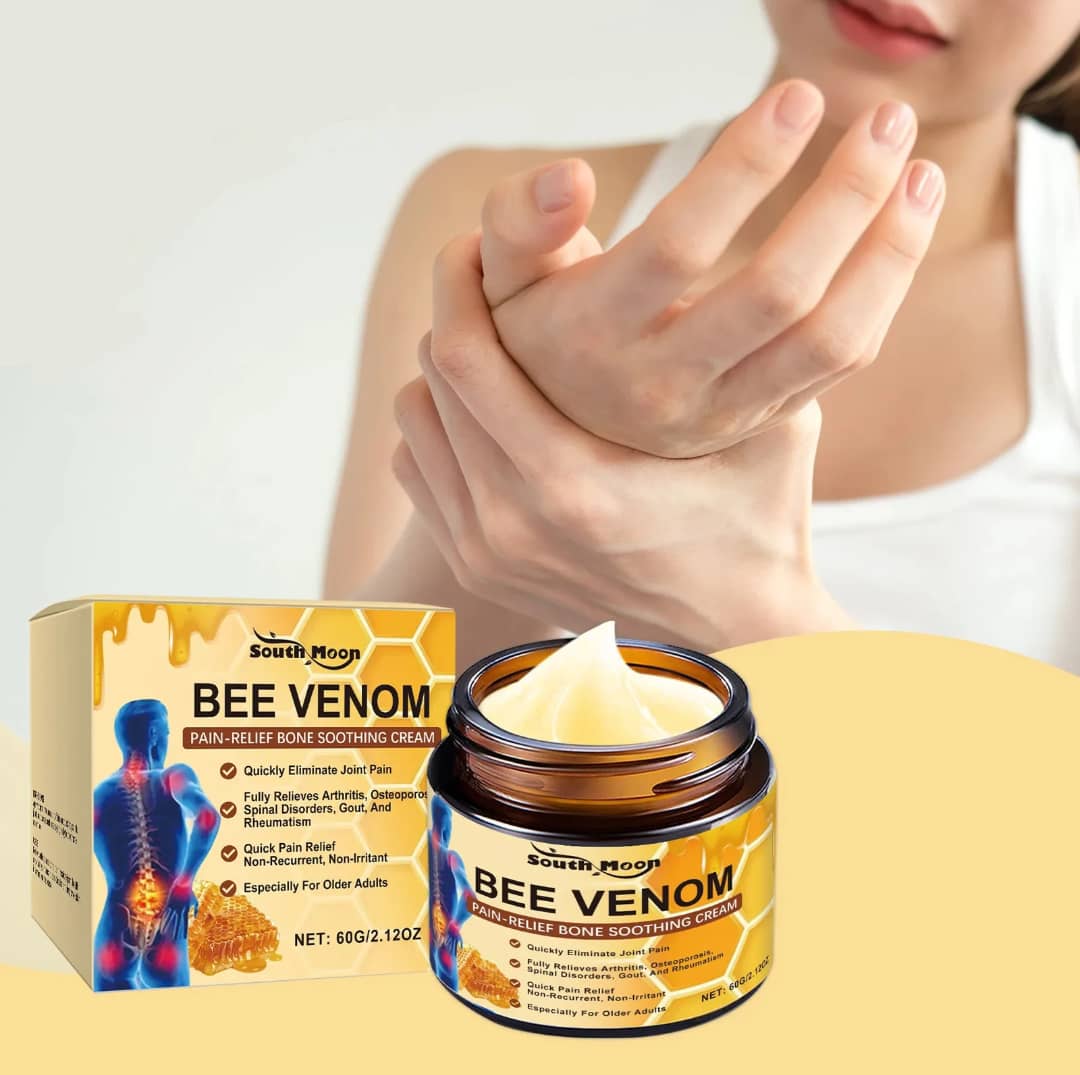 Crème de Traitement Bee Venom – Soulage les Douleurs Articulaires Naturellement & Efficacement