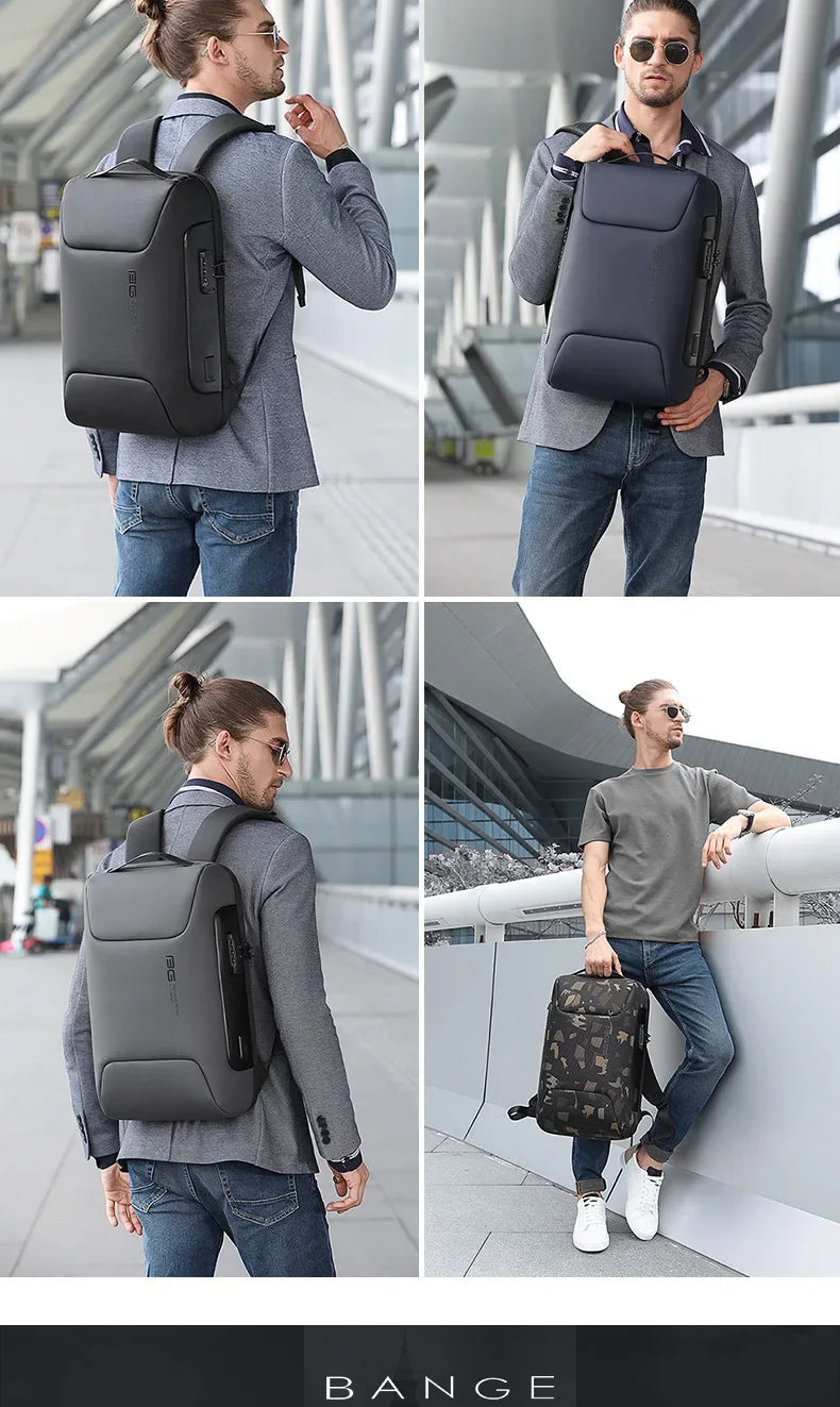 Sac à dos Antivol Multifonction avec port USB intégré 15.6 Pouce à Etanche