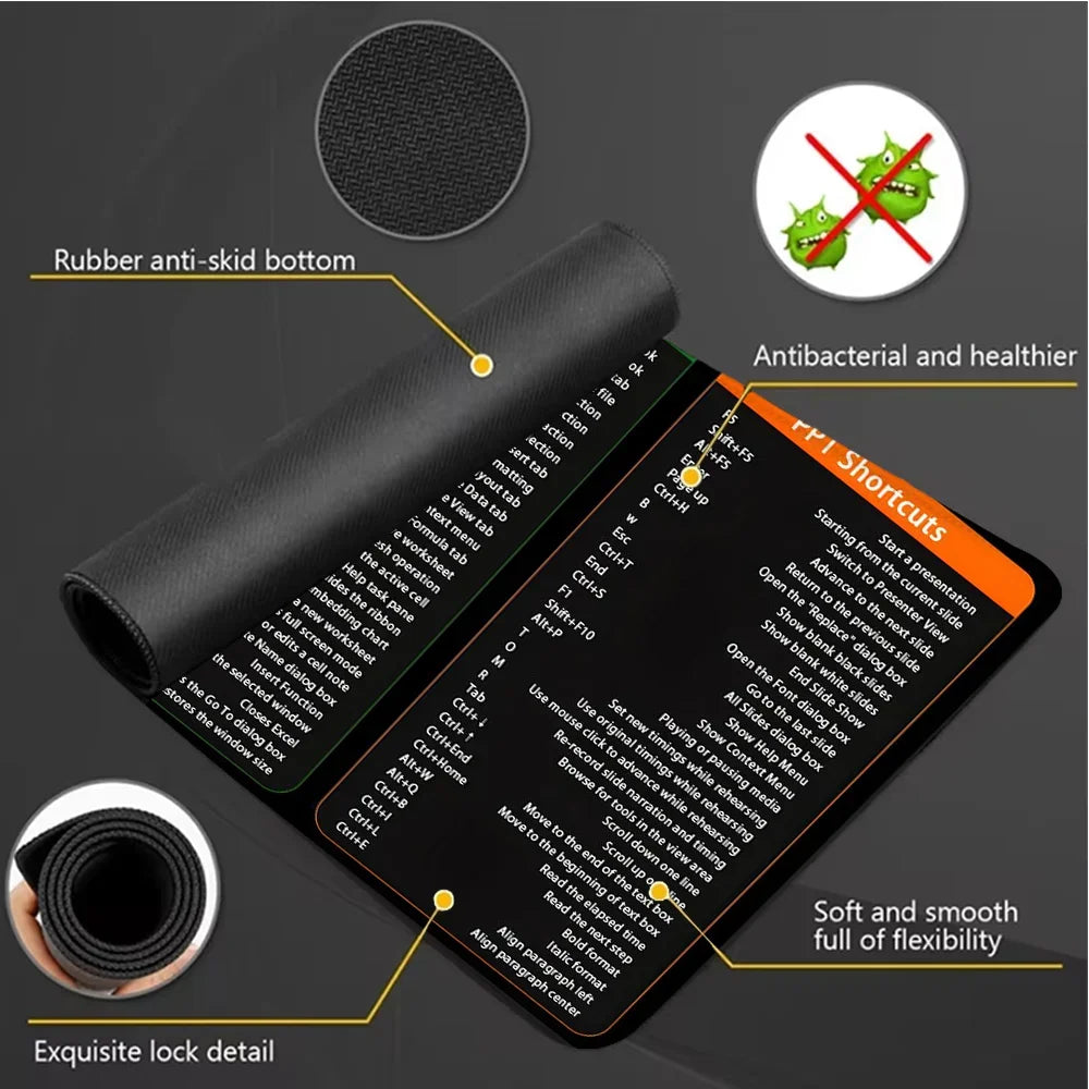 Tapis de Souris Intelligents – Boostez votre Productivité en un Clin d’Œil avec les Raccourcis Essentiels !