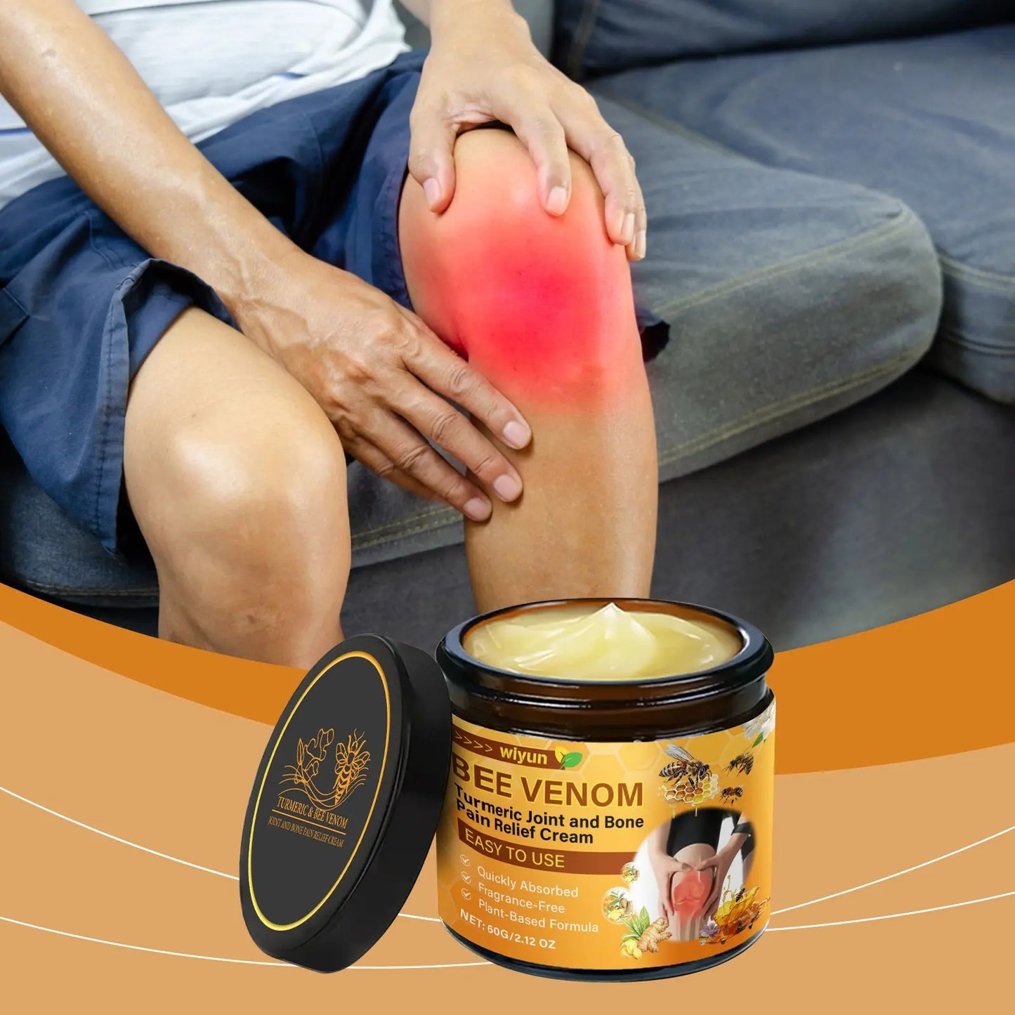 Crème de Traitement Bee Venom – Soulage les Douleurs Articulaires Naturellement & Efficacement