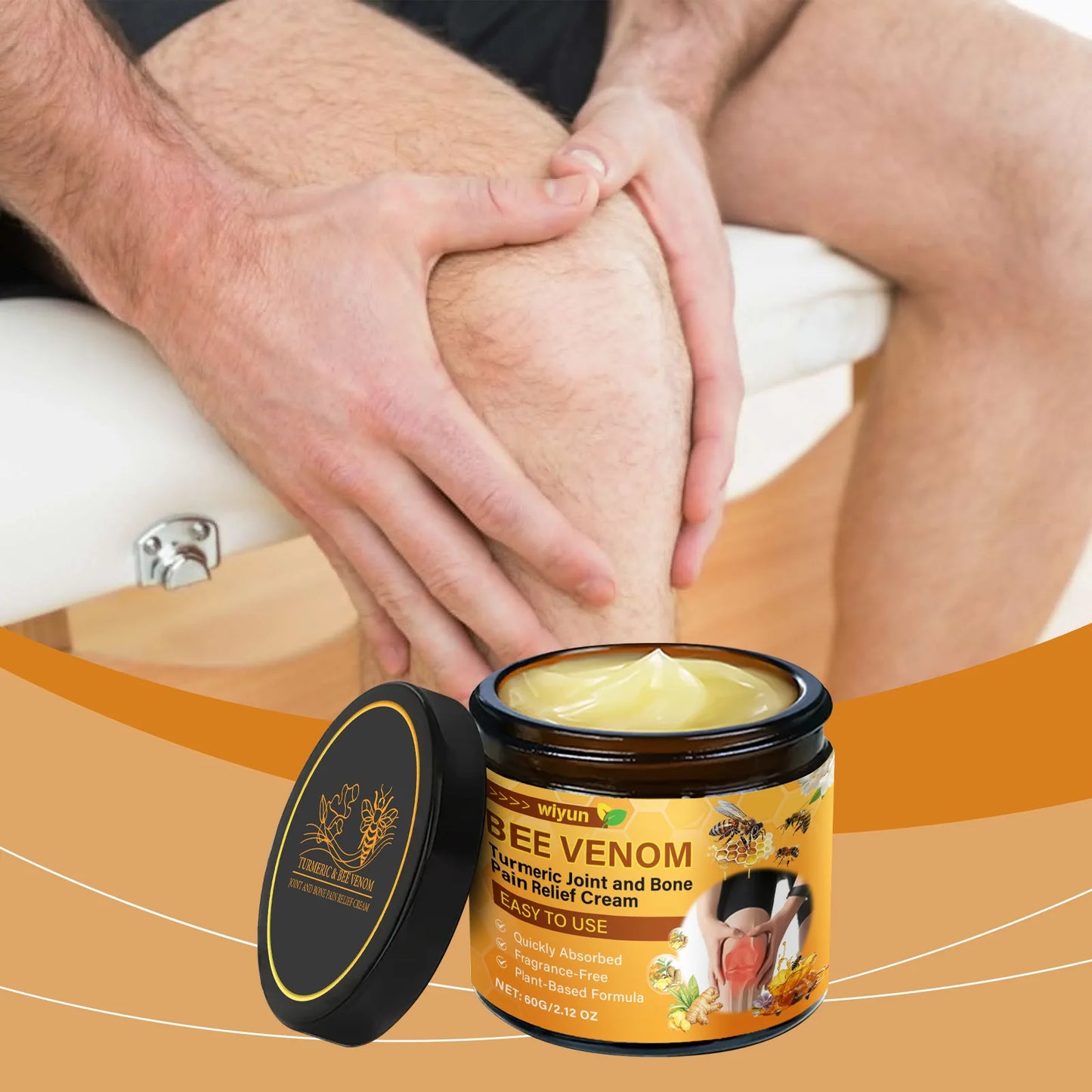 Crème de Traitement Bee Venom – Soulage les Douleurs Articulaires Naturellement & Efficacement